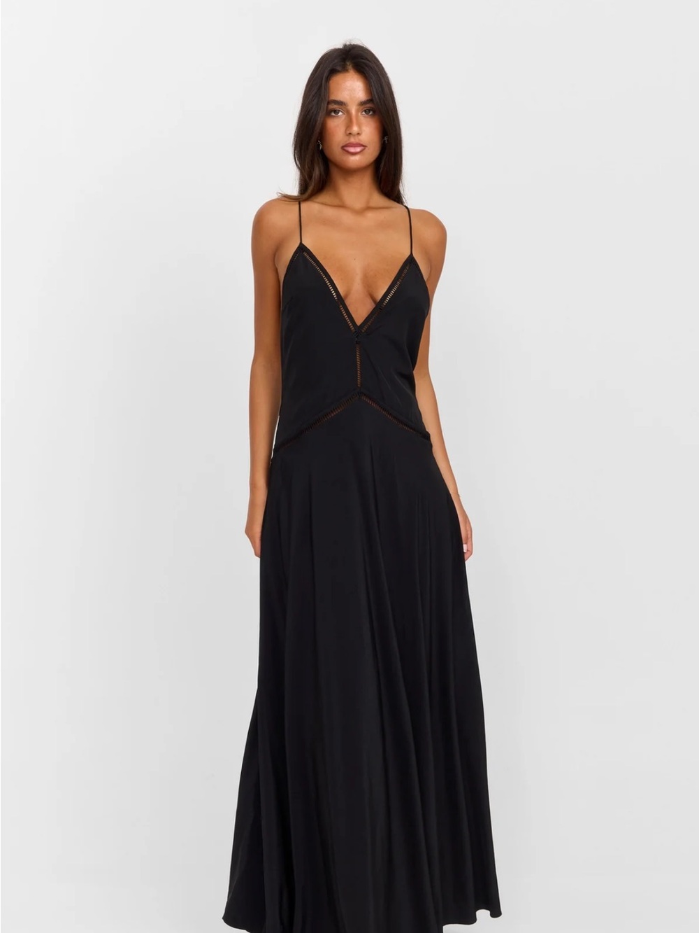 POSEY MAXI DRESS BLACK Sasha Therese  xxs ( this dress run big normaly iam s